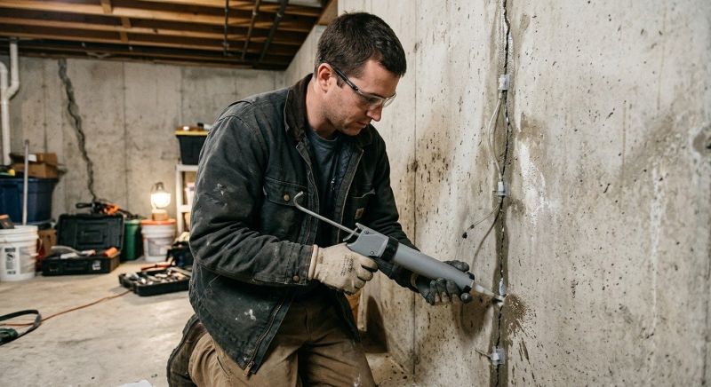 Basement Crack Repair in West Jordan, UT