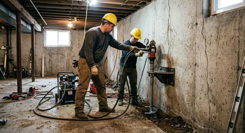 Basement Stabilization in West Jordan, UT