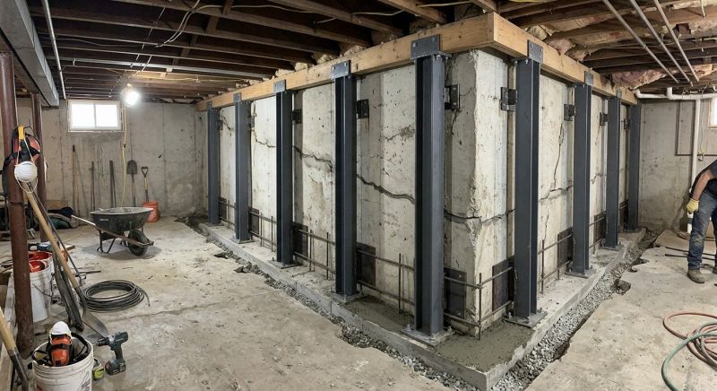 Basement Underpinning in West Jordan, UT