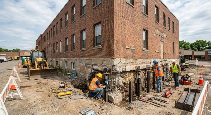 Commercial Foundation Repair in West Jordan, UT