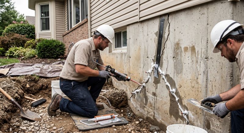 Cracked Foundation Repair in Magna, UT