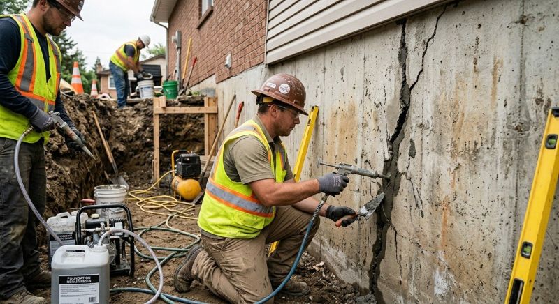Cracked Foundation Repair in Salt Lake County, UT