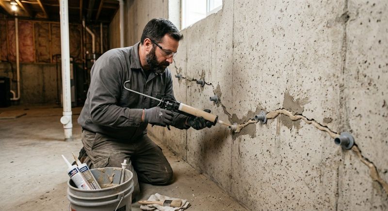Cracked Foundation Repair in Stockton, UT