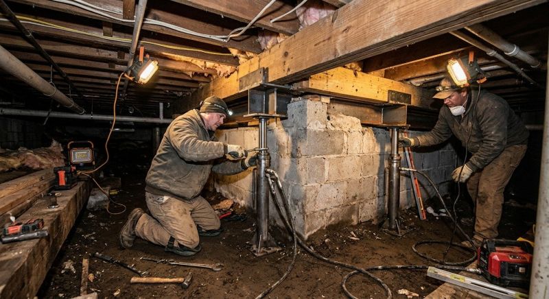 Crawlspace Foundation Repair in Millcreek, UT