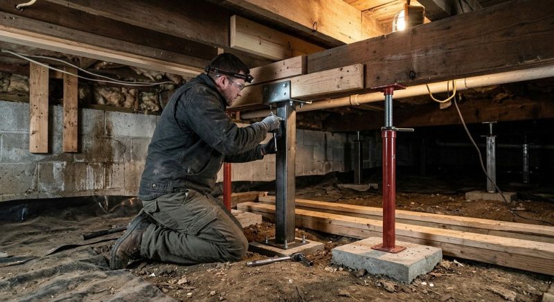 Crawlspace Structural Repair in West Jordan, UT