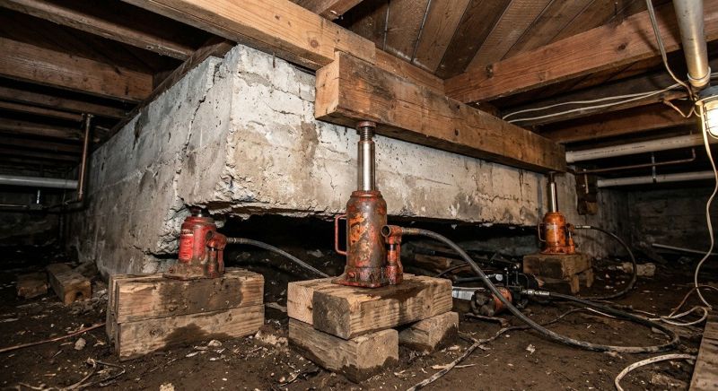 Foundation Jacking in Millcreek, UT