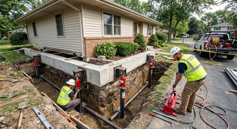 Foundation Jacking in Millcreek, UT