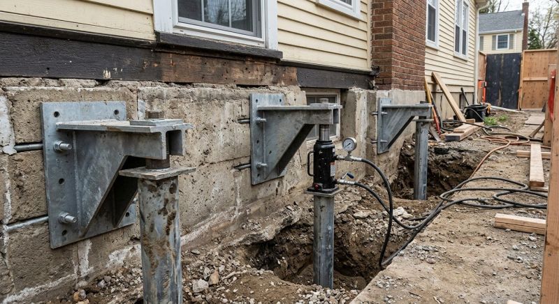 Foundation Pier Leveling in West Jordan, UT
