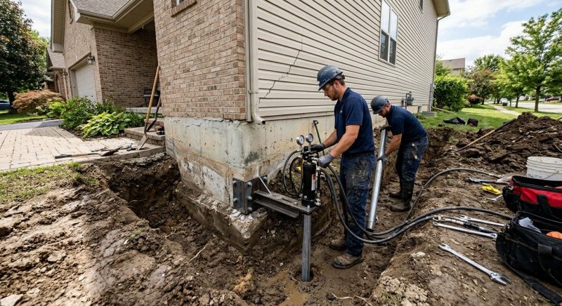 Foundation Settlement Repair in West Jordan, UT