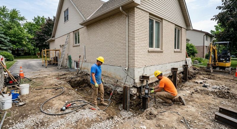 Helical Pile Installation in West Jordan, UT