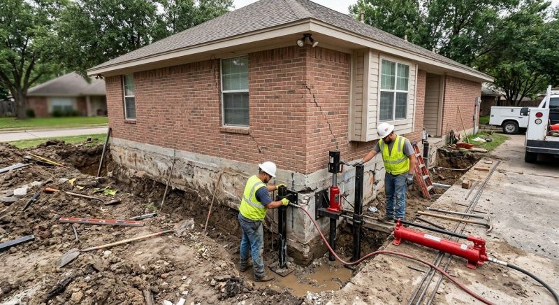 House Foundation Repair in Midvale, UT