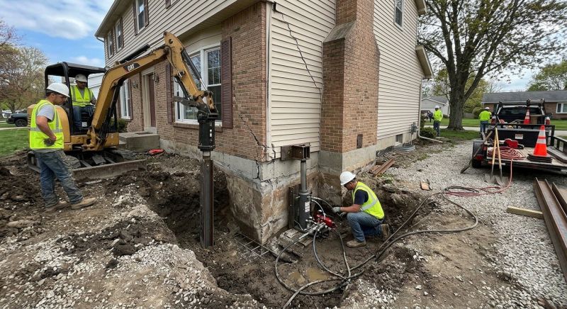 Sinking Foundation Repair in Midvale, UT