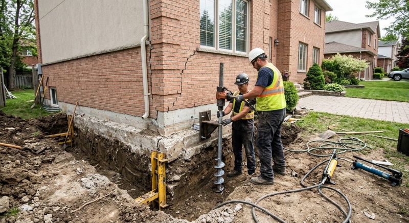 Sinking Foundation Repair in Pleasant Grove, UT