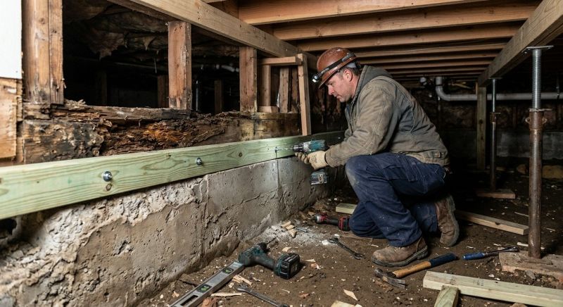 Sinking Foundation Repair in Riverton, UT