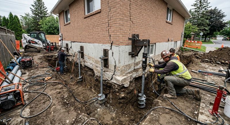 Sinking Foundation Repair in Salt Lake County, UT